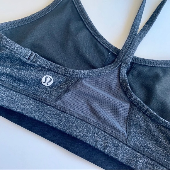 lululemon athletica Other - LULULEMON | flow y bra in dark grey *luon
